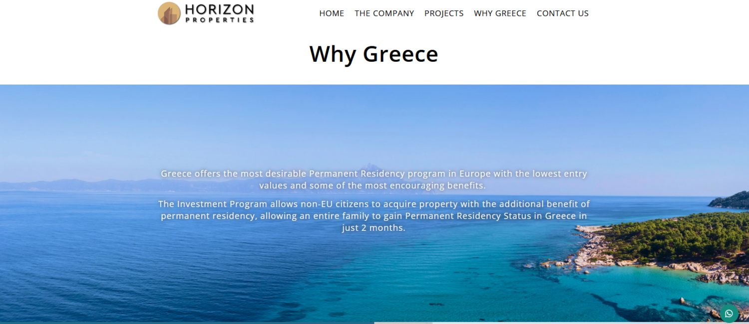 IDEASEVEN DIGITAL Horizon Properties site